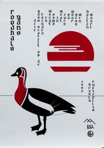 Roodhals gans.